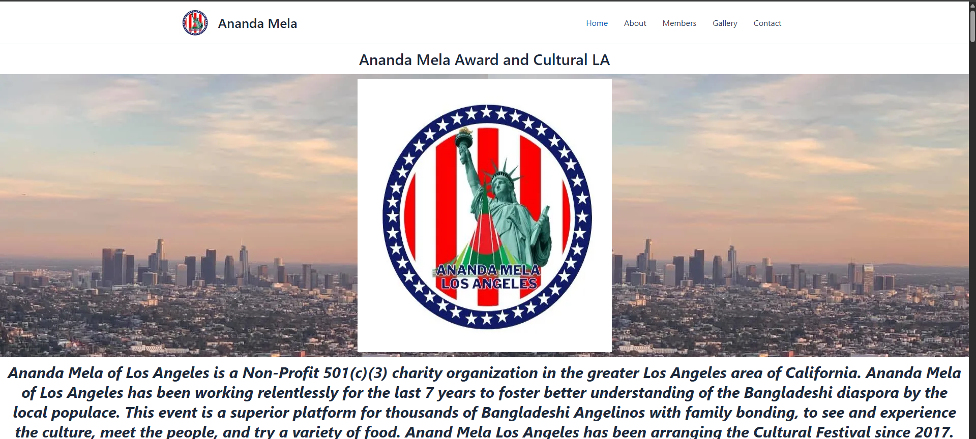 ananda mela los angeles homepage