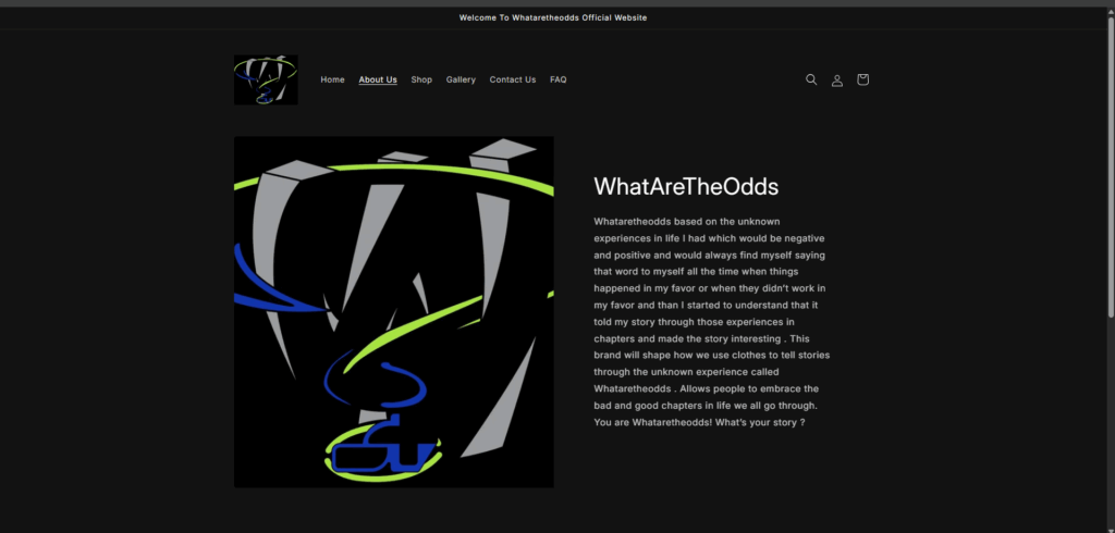 whataretheoddsclothing about us