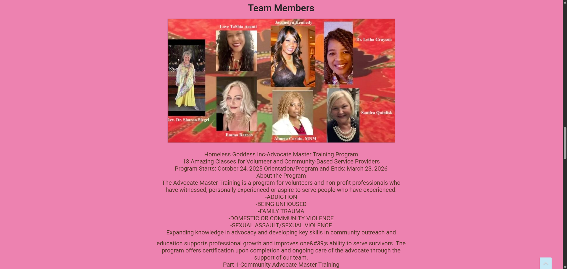 yourworthygoddess team members